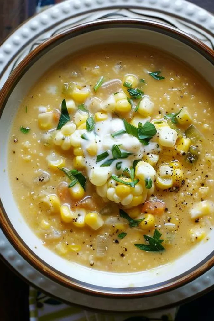 Sopa de Elote Con Crema: ¡Sabor Explosivo en tu Paladar!