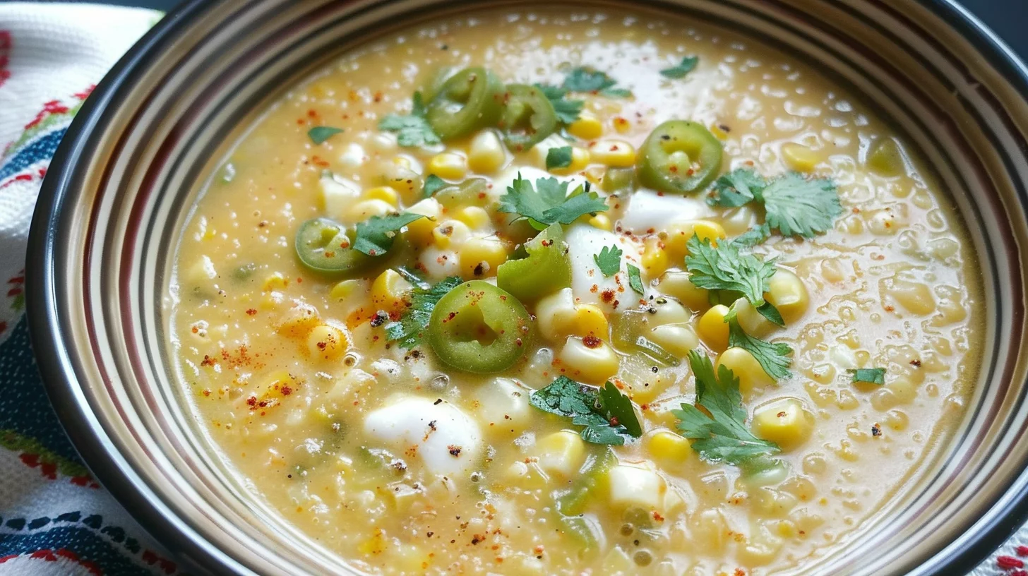 Sopa de Elote Con Crema
