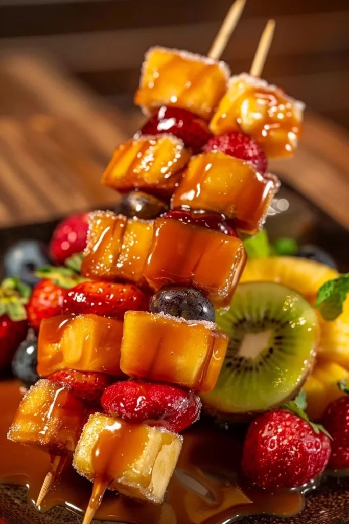Tanghulu: ¡Frutas caramelizadas para una explosión de sabor!
