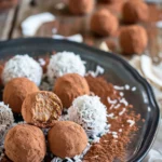 Trufas de Coco y Mantequilla de Maní