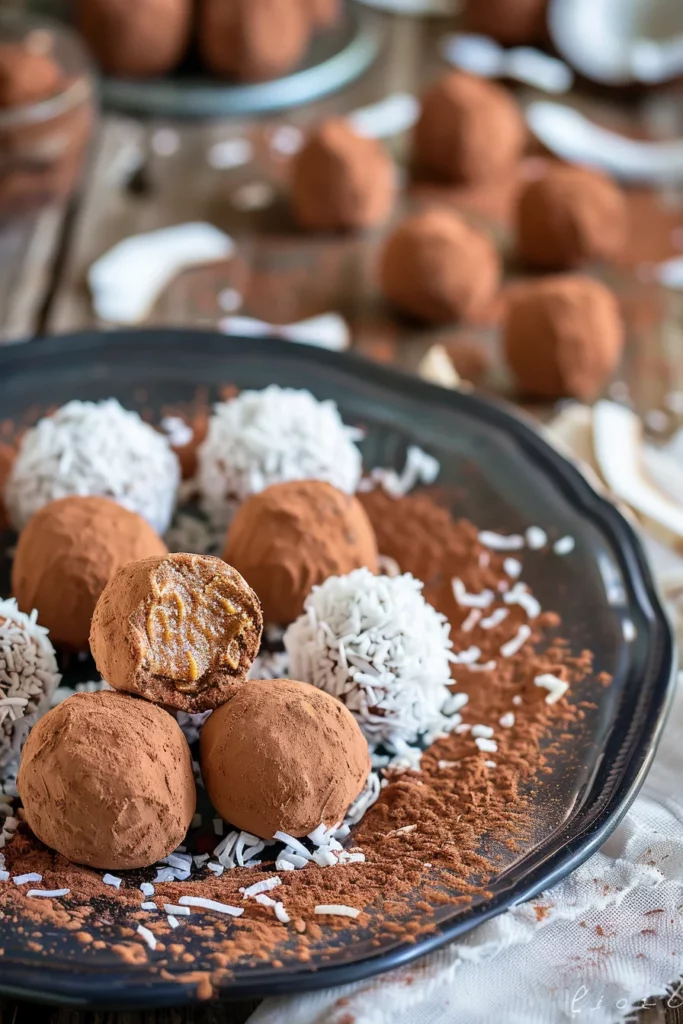 Trufas de Coco y Mantequilla de Maní: ¡Delicia Suprema para Consentirte! 5 Trufas de Coco y Mantequilla de Maní: ¡Delicia Suprema para Consentirte!