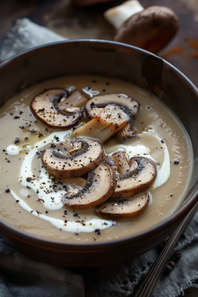 Crema de Champiñones: ¡Seducción Cremosa en 20 Minutos! 7 Crema de Champiñones: ¡Seducción Cremosa en 20 Minutos!