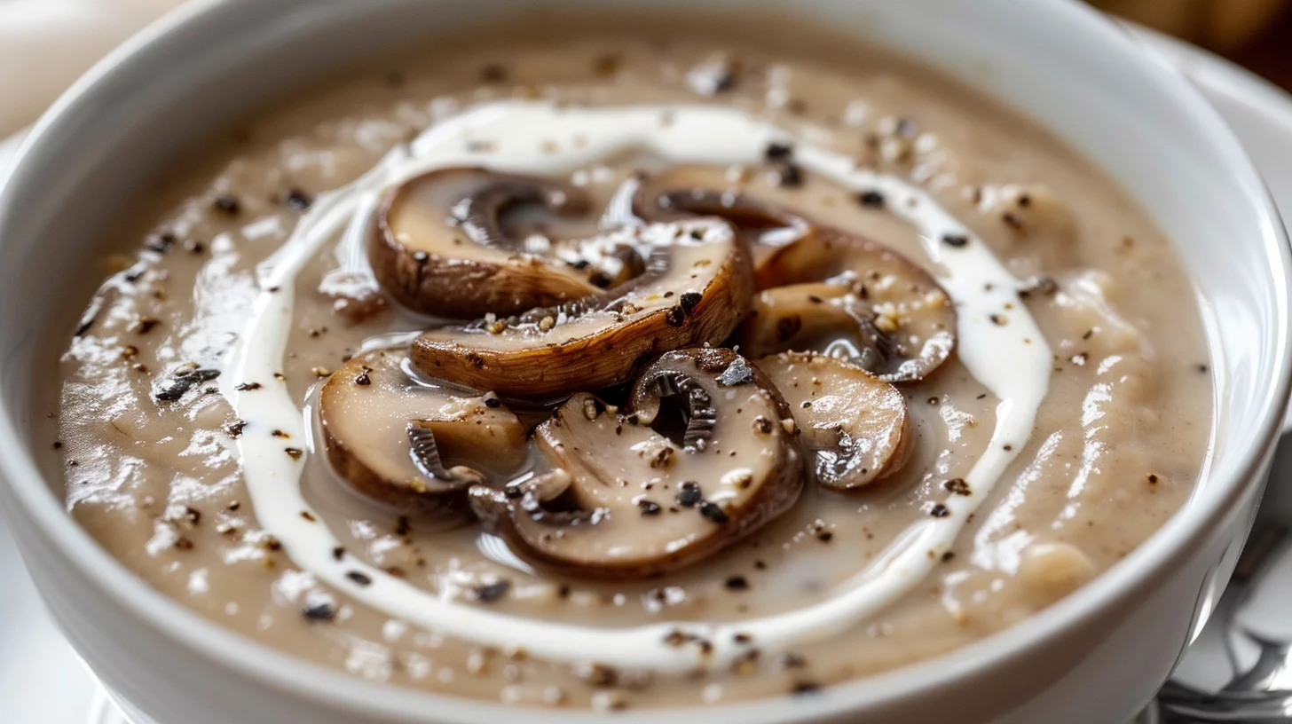 Crema de Champiñones