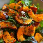 Ensalada de Calabaza Asada Con Vinagreta de Mostaza y Miel