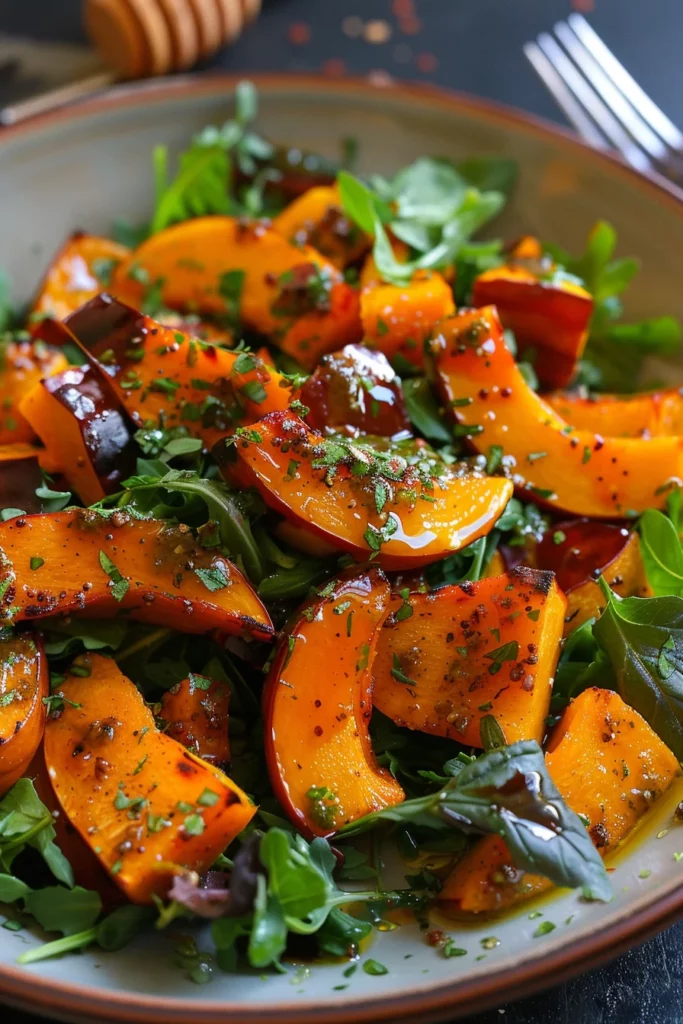 Ensalada de Calabaza Asada Con Vinagreta de Mostaza y Miel - ¡Cocina de Ensueño!