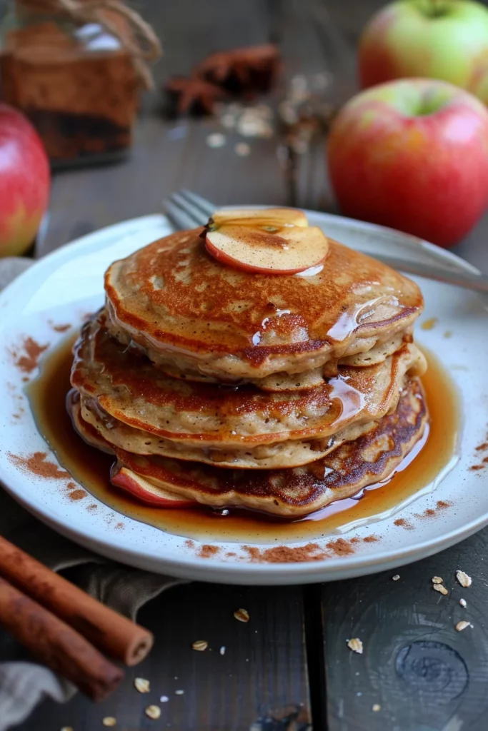 Panqueques de Avena con Manzana y Canela - ¡El Desayuno Más Energético! 6 Panqueques de Avena con Manzana y Canela - ¡El Desayuno Más Energético!