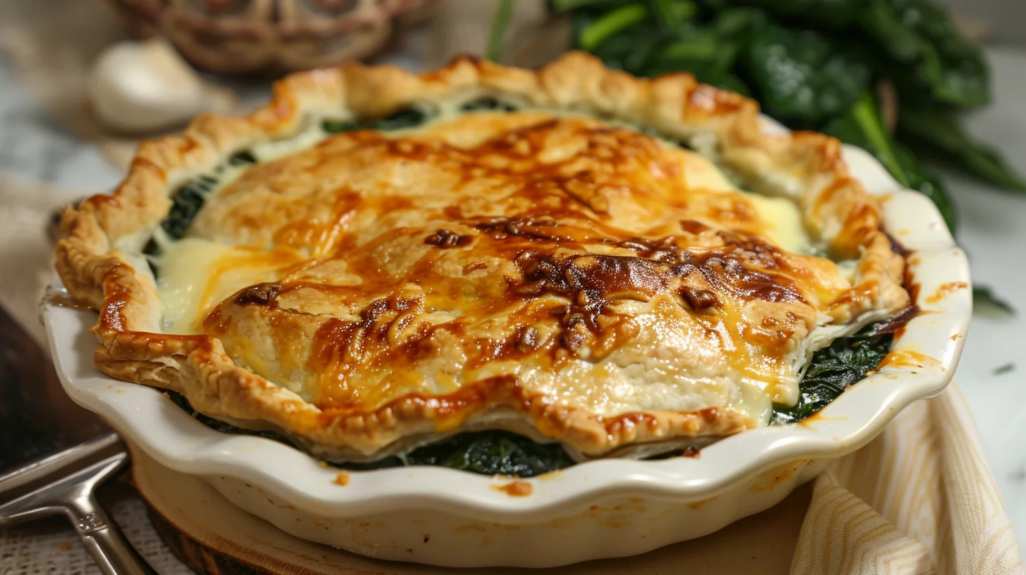 Pastel de Acelga y Espinaca Con Queso