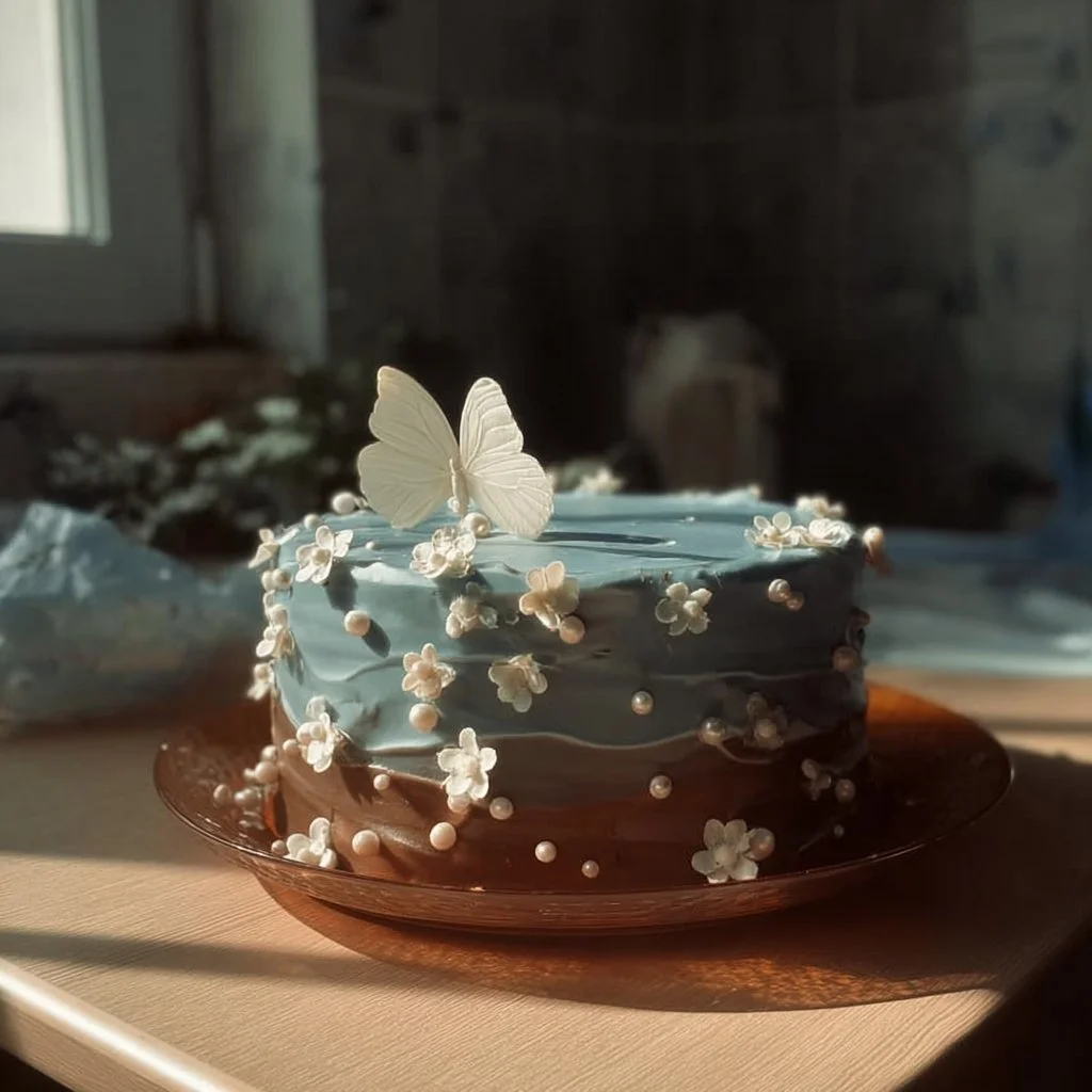 Bolo Mariposa decorado con colores vibrantes y un diseño atractivo para celebraciones especiales