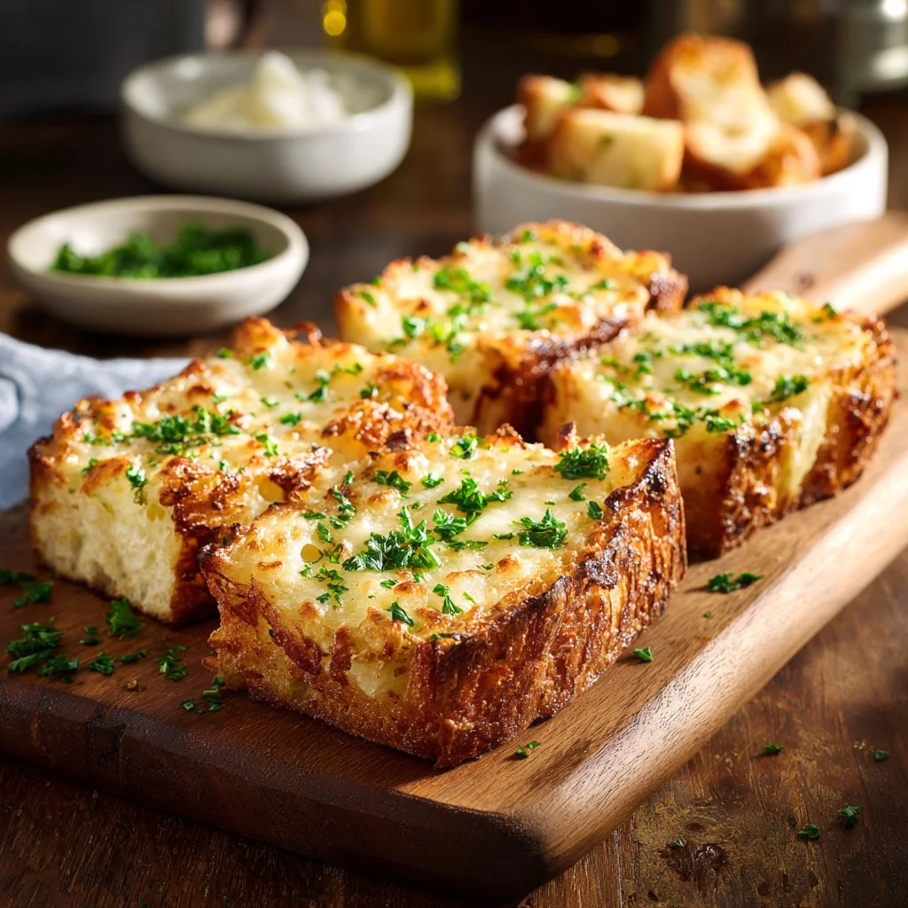 Receta de Pan de Ajo con Queso