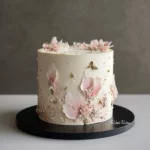 Roberta Oda en Instagram: "Pétalos de rosa 💕" | Decoración de pasteles, pastel de boda natural, diseño de pastel de boda