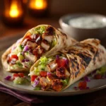 Shawarma de Pollo con Salsa de Ajo Cremosa