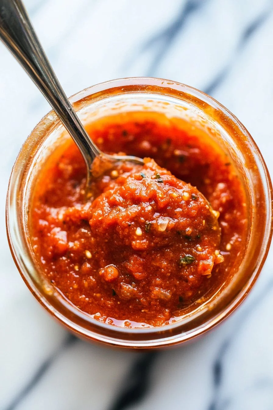 Salsa de tomate casera