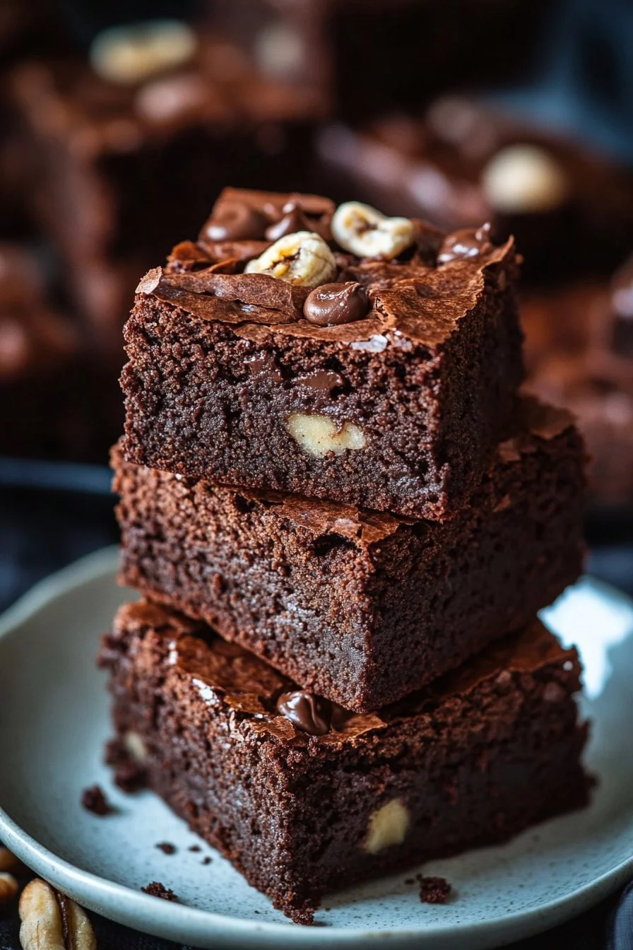 Brownies de Plátano sin Gluten