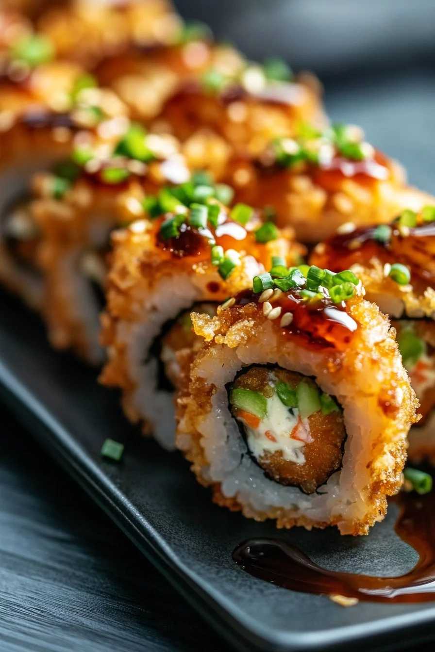 Rollo de Sushi Frito Crujiente: El Mejor Manjar Casero que Amarás