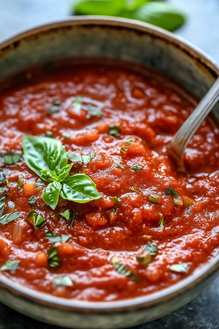 Mejor receta de salsa marinara italiana