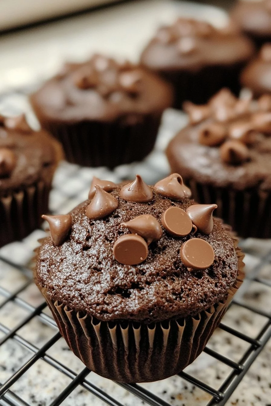 Muffins de Doble Chocolate
