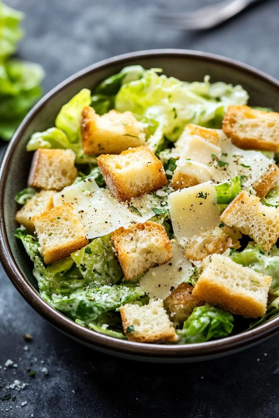 Receta de aderezo para ensalada César original