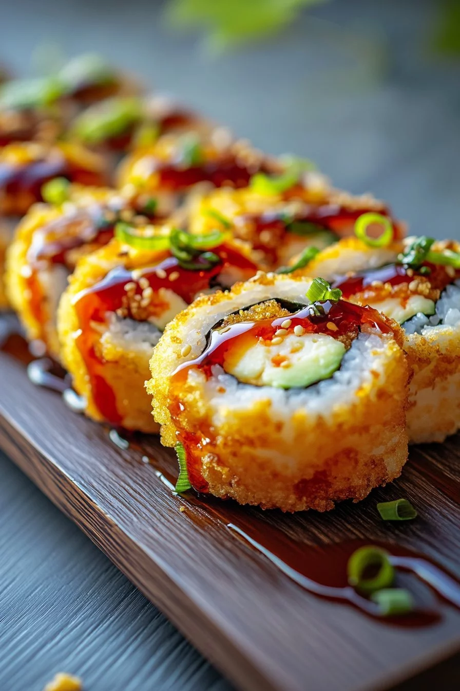Roll de Sushi Crujiente