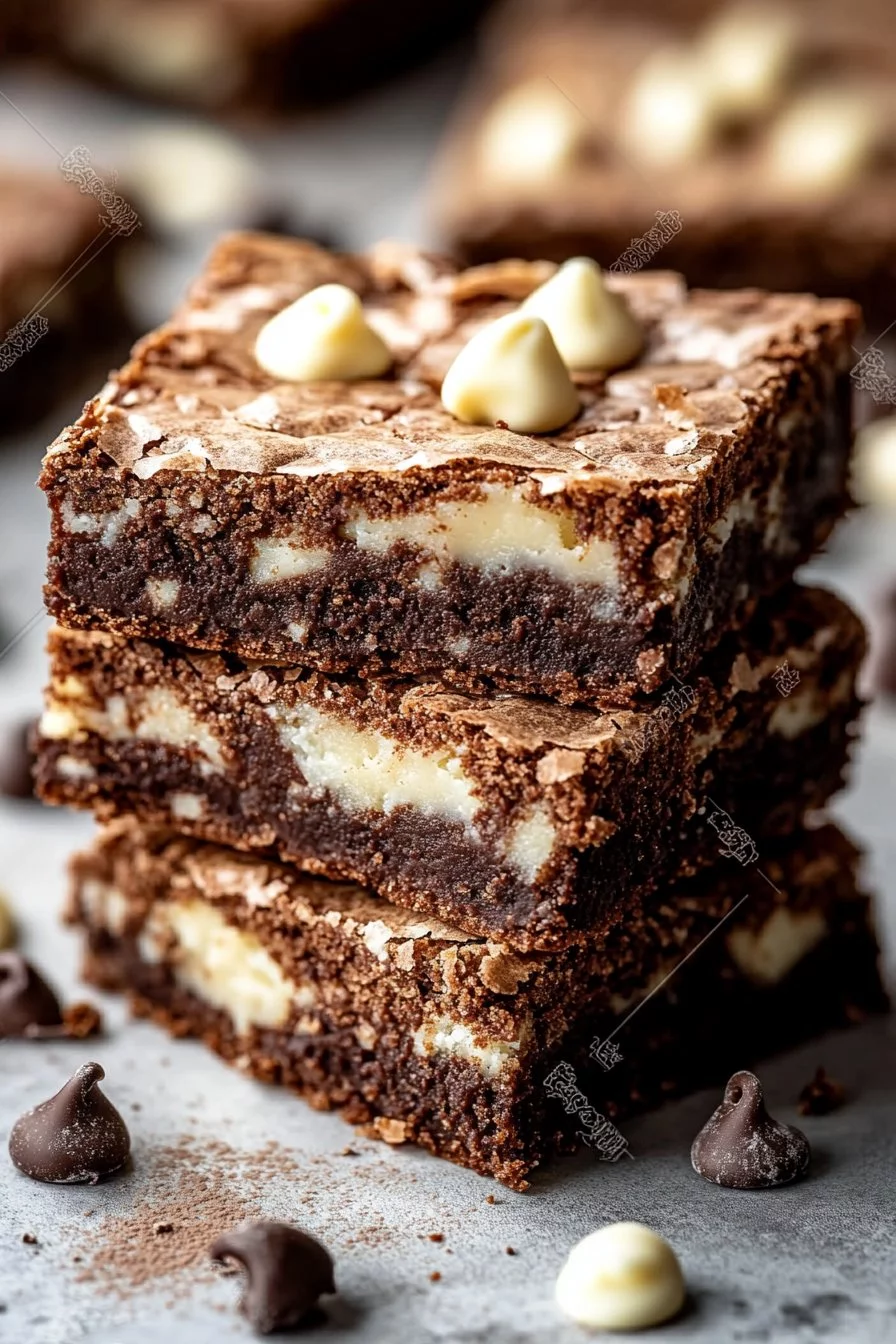 Brownies de Chocolate Blanco