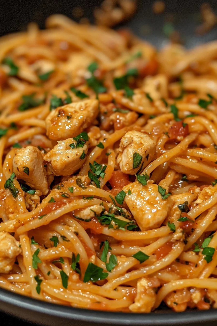 Irresistible receta de pasta con pollo Marry Me fácil