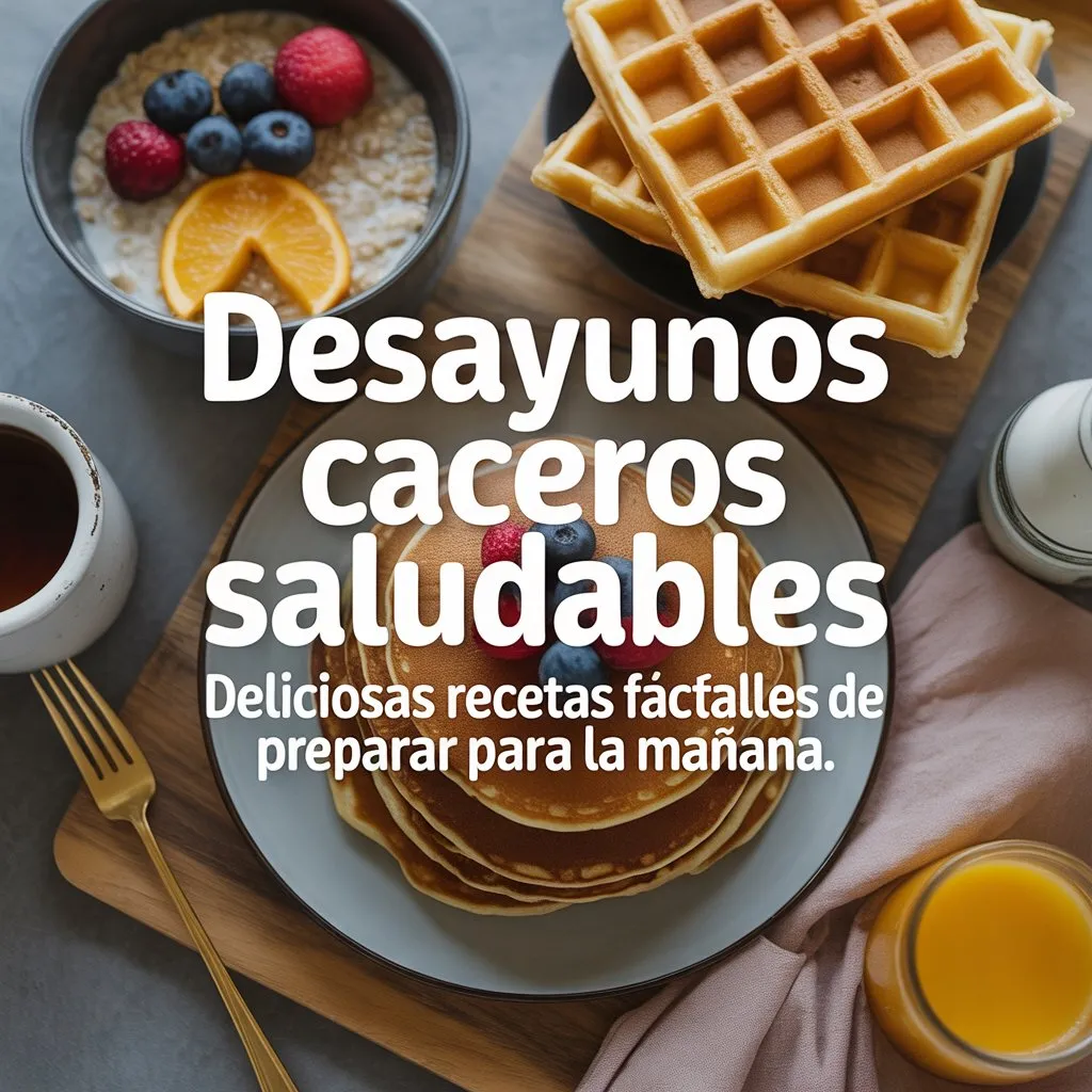 Desayunos Caseros Saludables Fáciles: Deliciosas Recetas Matutinas que Cualquiera Puede Dominar