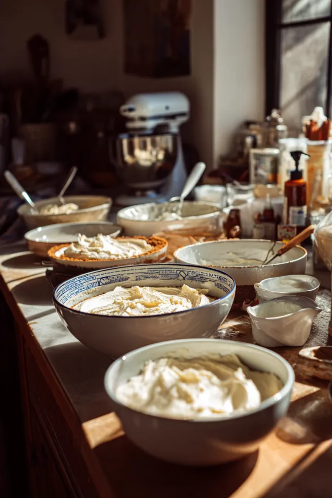 Descubrimiento del pastel de queso sin hornear