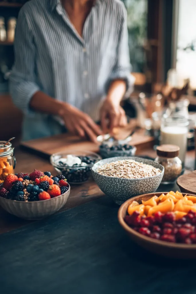 Preparación de desayunos saludables y fáciles