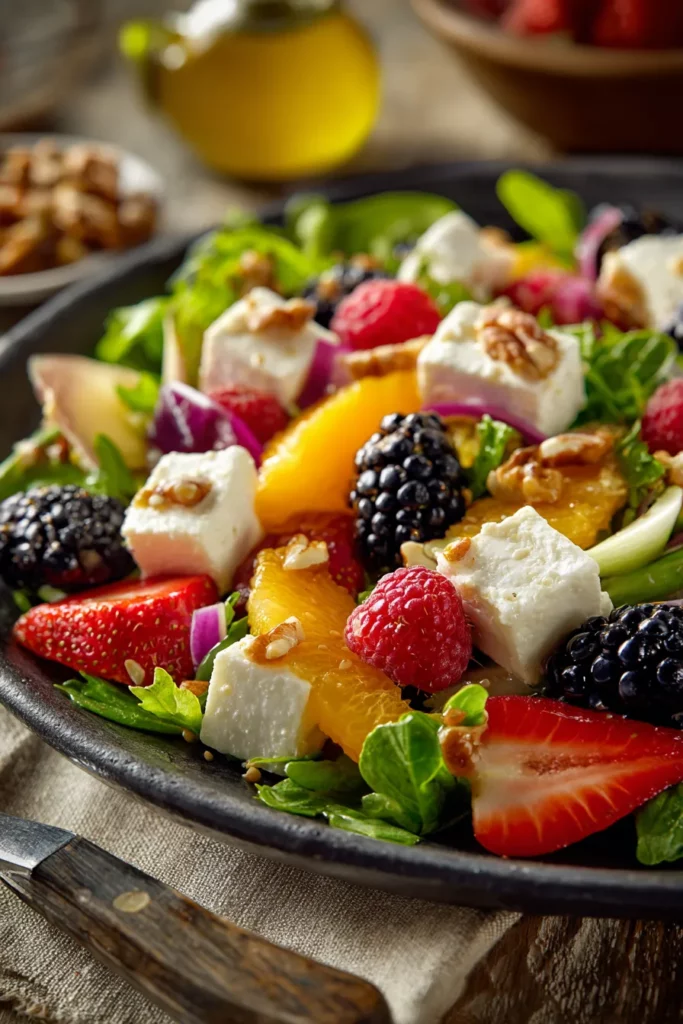 Ensalada con Queso Suave