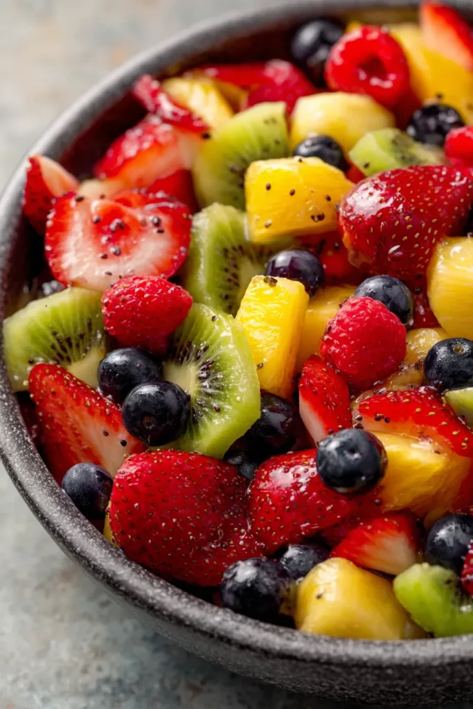 Ensalada de Frutas y Vinagreta
