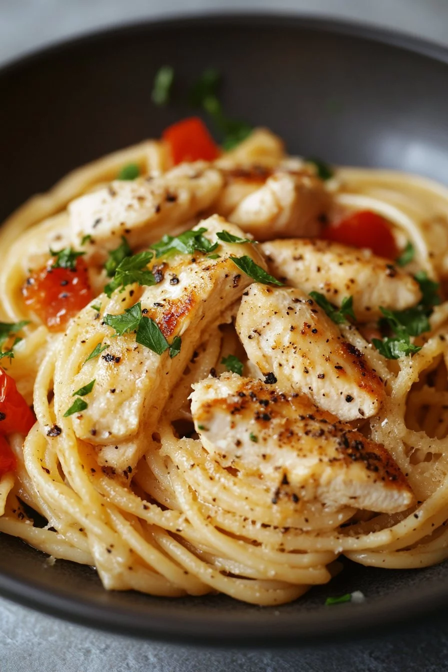 Receta de Pasta con Pollo "Cásate Conmigo"