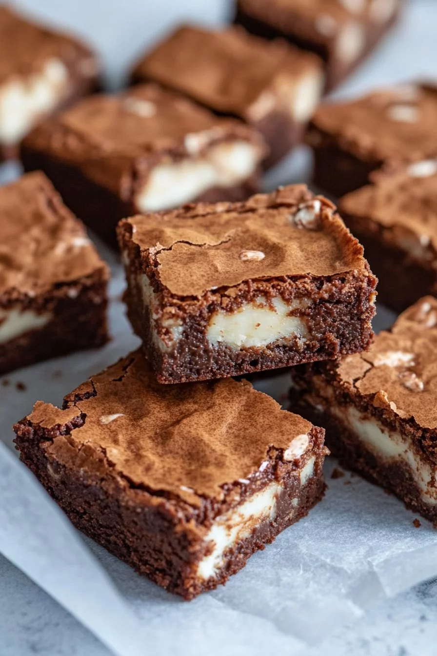 Brownies de Chocolate Blanco