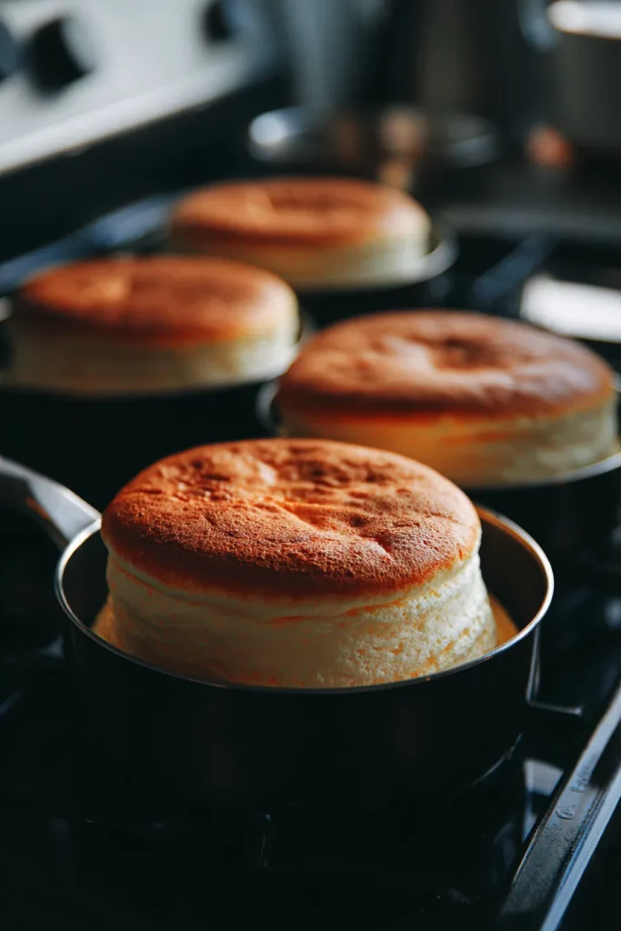 Panqueques soufflé japoneses