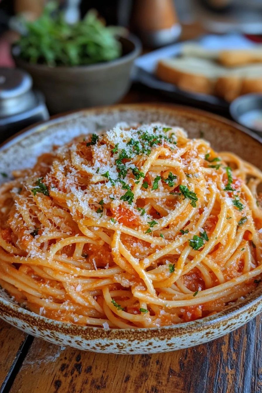 Pasta cremosa con tomate y ajo: Una Receta Increíble Última