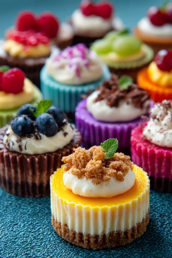 Mini tartas de queso