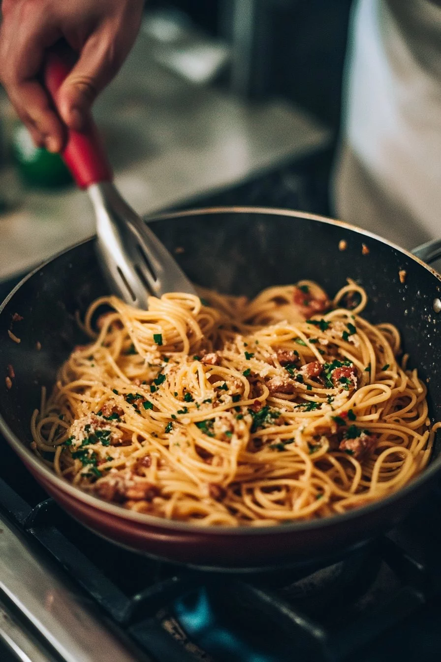 Pasta en una sola olla (¡La mejor receta!)