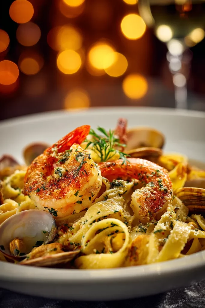 Pasta con Mariscos Elegante
