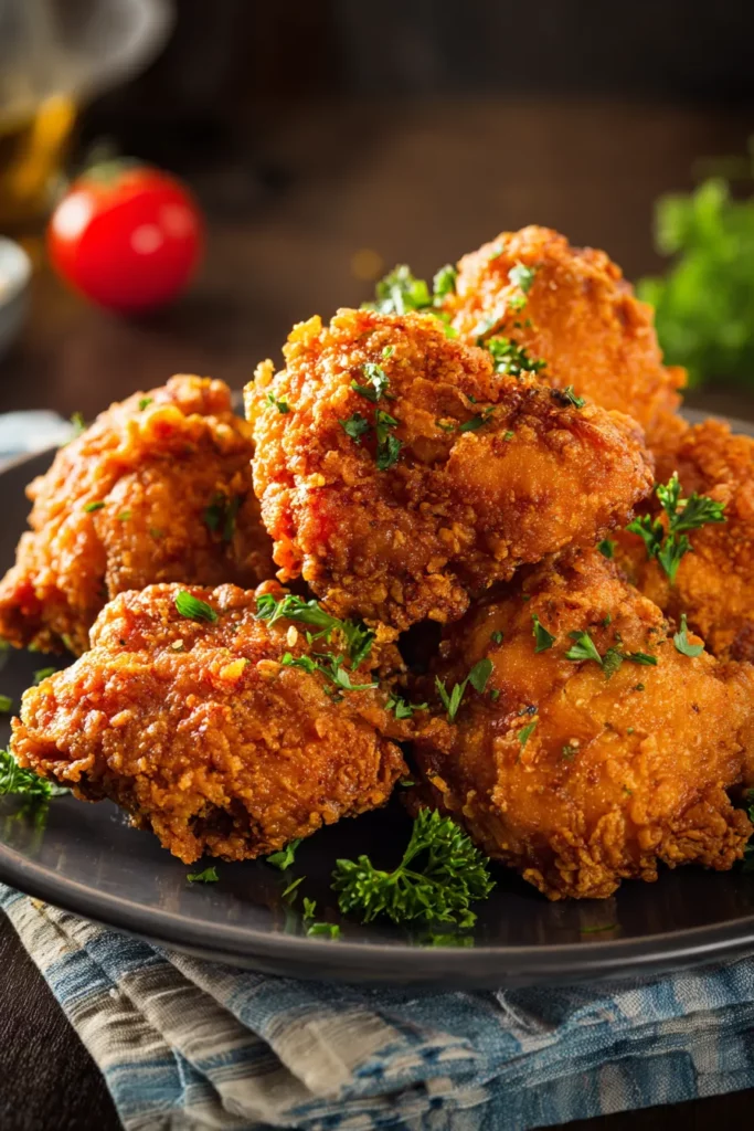 Pollo Frito Casero