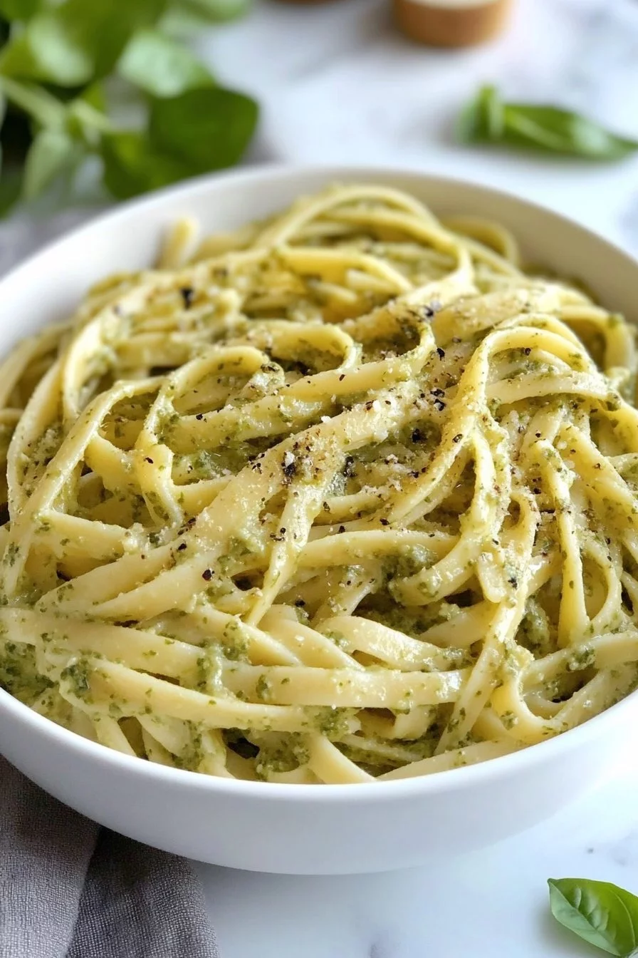 Recetas de Pasta Cremosa con Pesto en una Sola Olla para Cenas Fáciles