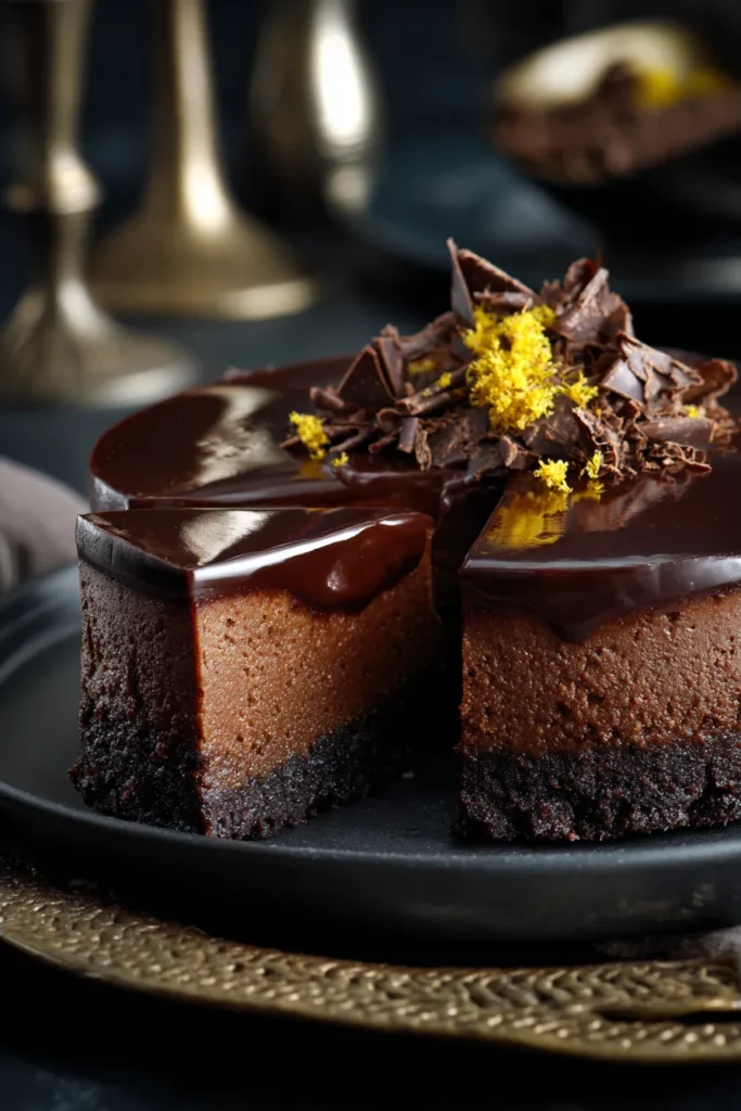 Tarta De Queso De Chocolate