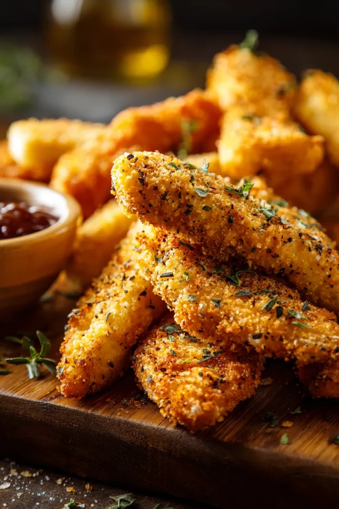 Tiras y Palitos de Pollo