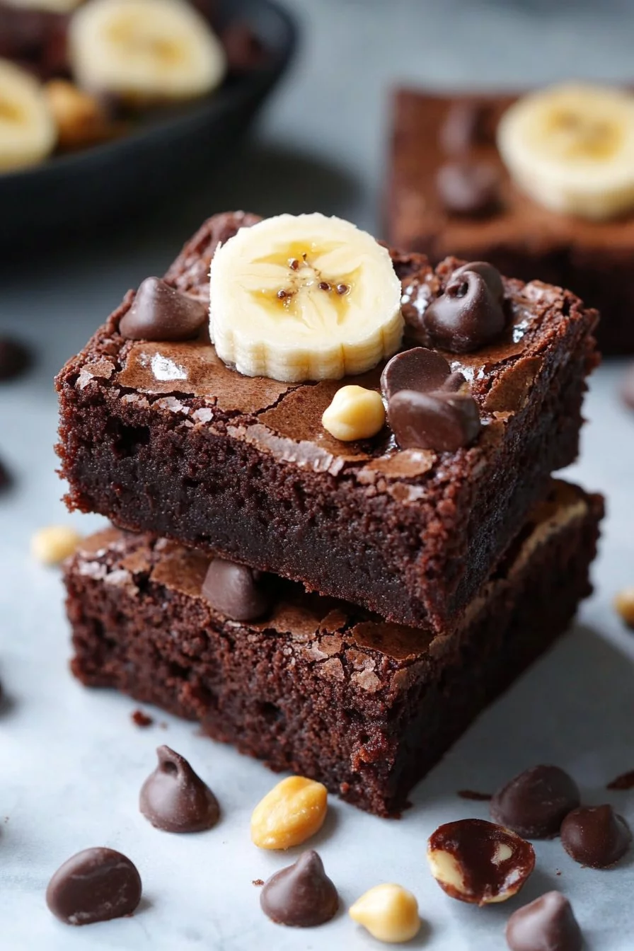 Brownies de plátano