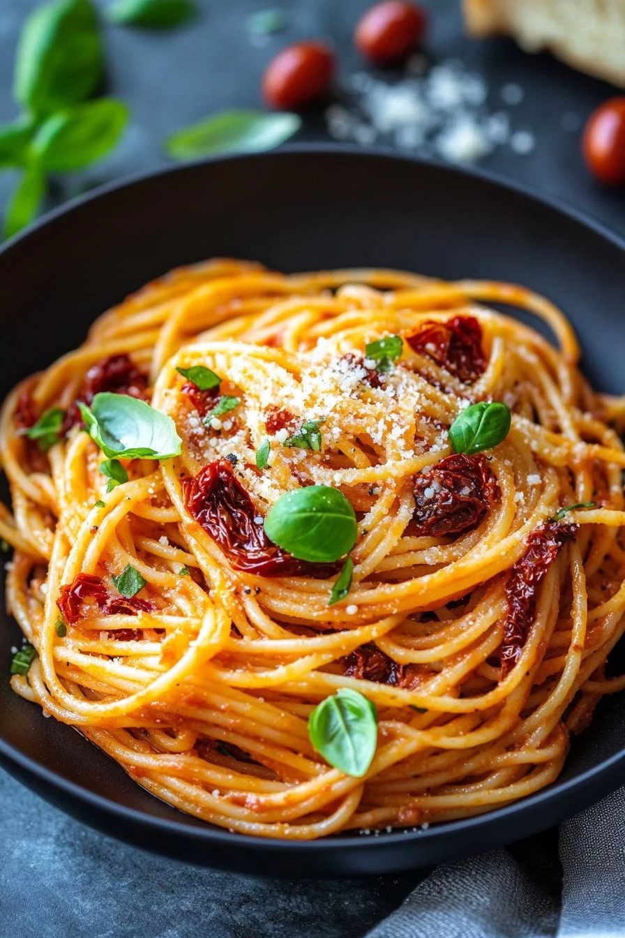 Pasta con Tomates Secados al Sol