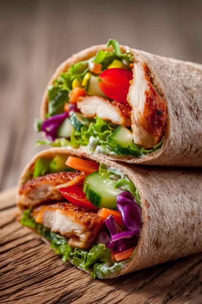 Wraps y Sándwiches de Pollo