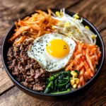 Bibimbap Fácil (Tazón de Arroz Mezclado Coreano)