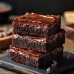 Brownies Masticables y Cubiertos de Chocolate