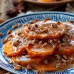 Camote Festivo Con Glaseado de Canela y Nuez Dulce Crocante