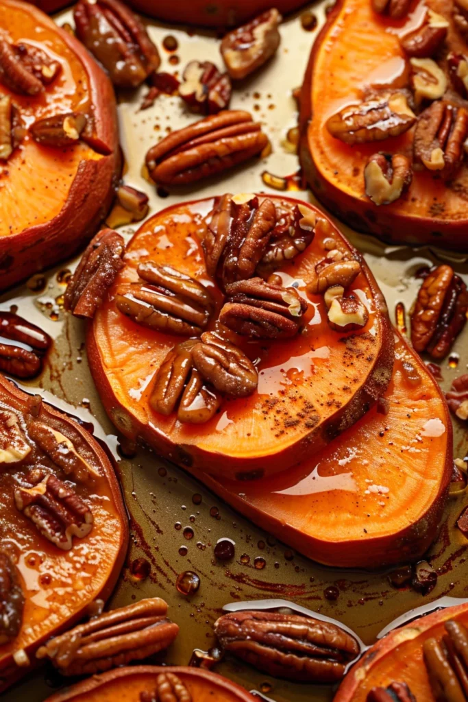 Camote Navideño Con Canela y Nuez Caramelizada Dorada: ¡Sabor Navideño Inigualable!