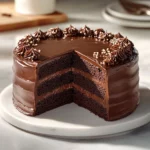 Chocolate Fudge Cake with Salted Caramel Butter, Salted Caramel, and Dark Chocolate Ganache