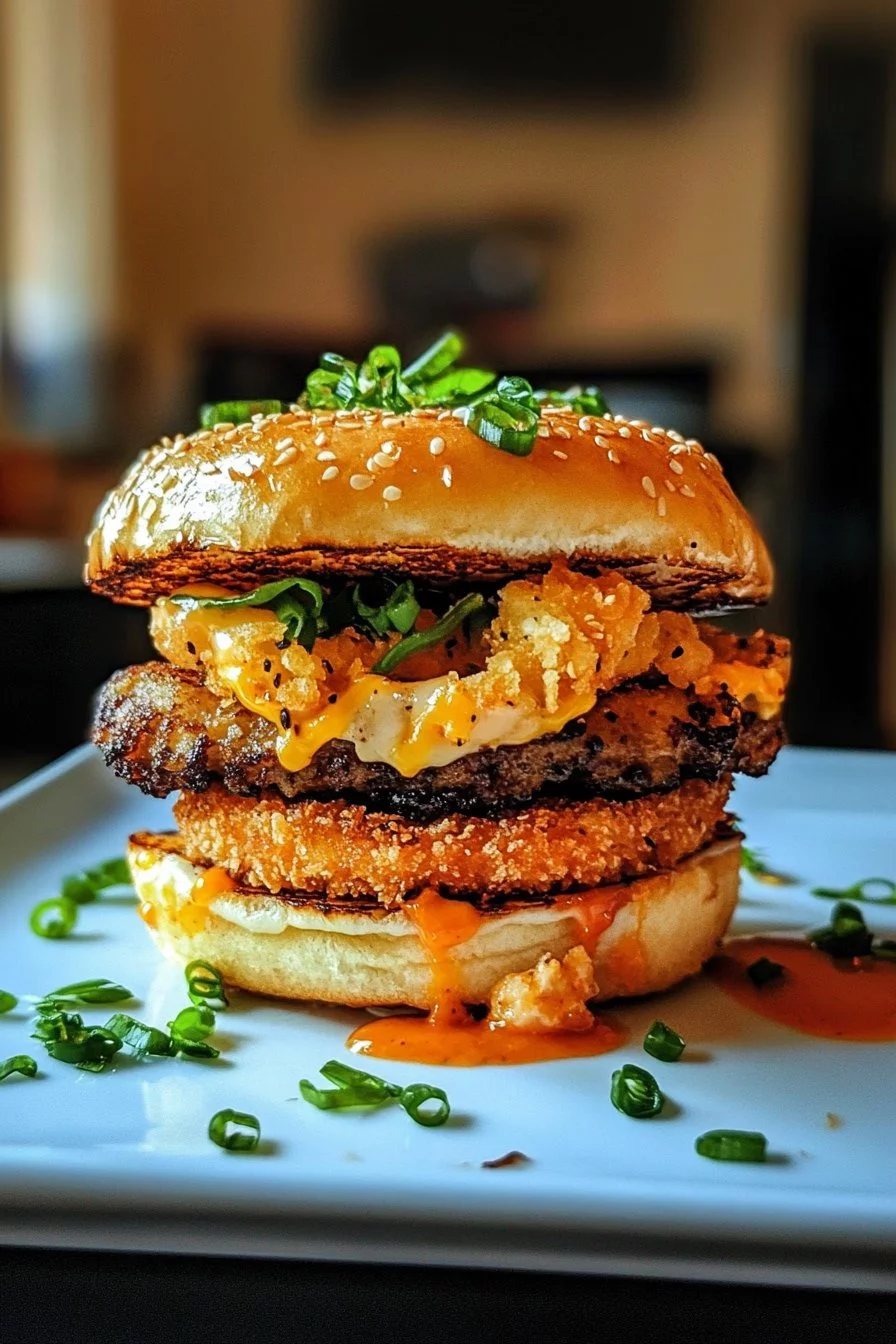 Hamburguesa de Sushi Frita