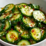 Ensalada de pepino asiática fácil